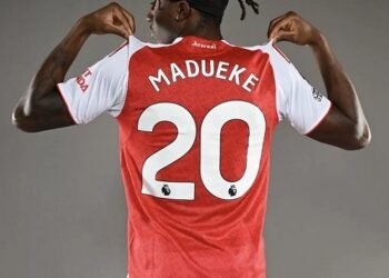 Madueke Signs for Arsenal, Gets No 20 Shirt
