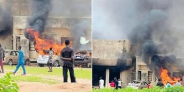 Kwara Youths Burn NDLEA Office During Protest over Insecurity
