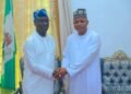 Picture Story: Gov Okpebholo Pays Condolence Visit to Kogi Counterpart, Gov Ododo Over Father’s Demise