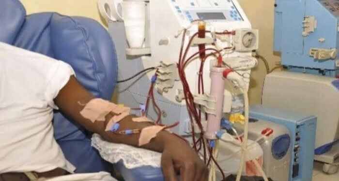 *File: A patient with kidney damage on dialysis