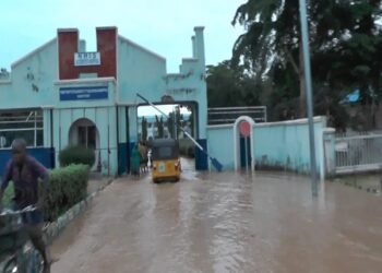 Flood Takes over Yobe State University Teaching Hospital 