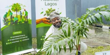 Lagos Govt Officials Preach ‘Give Back to Nature’, Plant Trees at Ndubusi Kanu Park