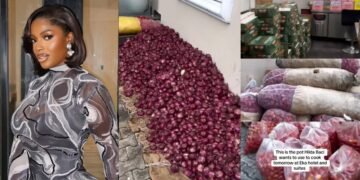 Hilda Baci Shows Off Quantity of Ingredients For World’s Largest Jollof Rice