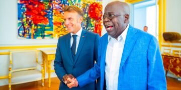 President Tinubu Enjoys Private Lunch with President Macron in France