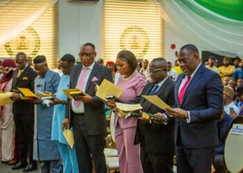 Gov Okpebholo Swears-in 19 New Commissioners, Board Members, Others