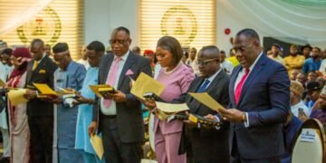 Gov Okpebholo Swears-in 19 New Commissioners, Board Members, Others