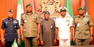 Tinubu Meets Newly Appointed Service Chiefs