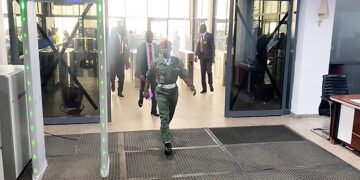 New Service Chiefs Arrive Senate Building for Screening 