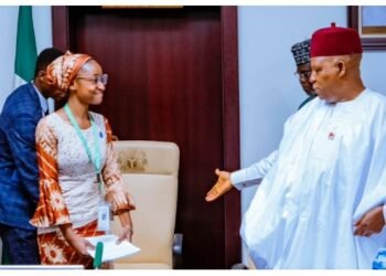 VP Kashim Shettima Steps Aside as Teenager, Joy Ogah Becomes ‘Vice President for a Day’