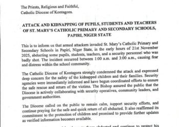 Catholic Diocese Confirms Attack, Kidnapping Of Children From St. Mary’s Schools In Niger