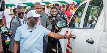Gov Okpebholo Donates Patrol Vehicles to Boost Security in Edo Central