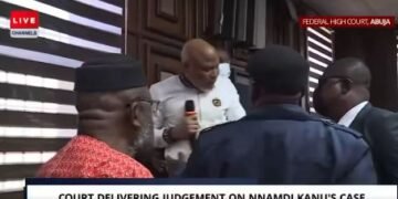 Judgement: You Don’t Know The Law, Nnamdi Kanu Angrily Tells Judge in Court (Video)