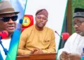 JUST IN: Wike Blocks Govs Bala, Makinde at Party’s Secretariat as Tension Deepens 