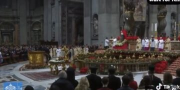 ‘Prayer Of The Faithful’ Said In Igbo Language At Pope Leo’s First Christmas Vigil Mass At The Vatican (Video)