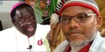 Bishop Kukah Visits Nnamdi Kanu in Sokoto Custodial Centre