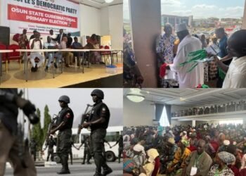 JUST IN: Heavy Security as PDP Begins Osun Guber Primary