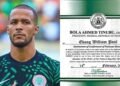 Ex-Super Eagles Captain, William Troost-Ekong Receives National Honour Certificate From President Tinubu