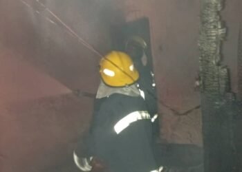 Tension as Fire Ravages Residential Building Housing Missionaries on Ibadan