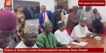 Ambassadorial Screening: Moment Oshiomhole, Ndume Clashed Over Reno Omokri (Video)