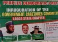 Wike-backed PDP NWC Inaugurates LGA Caretaker Committees in Lagos