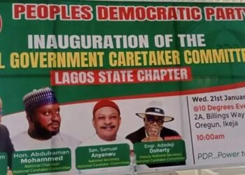 Wike-backed PDP NWC Inaugurates LGA Caretaker Committees in Lagos