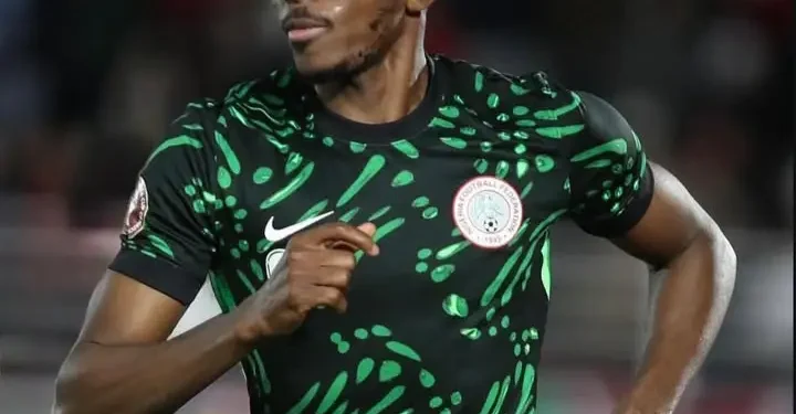 *Nigeria-international Victor Oshimhe