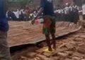 Commotion as Public School Building Collapses In Ikorodu (Video)