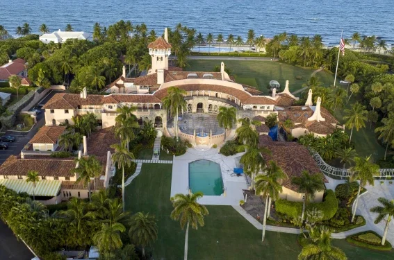 *File: Aerial view of Mar-a-Lago