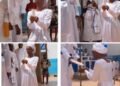 Celestial Church Members React as Video of Cross Dresser, James Brown Dressed in Female Attire While Receiving Prayers Emerges