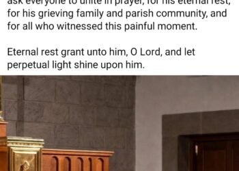 Catholic Priest Collapses, D!es in Front of Congregation while Walking to Tabernacle to Return Holy Communion