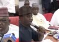 Drama in Senate as Senator Nwaebonyi Clashes With Senator Hanga During Ministry of Works Budget Defence (Video)