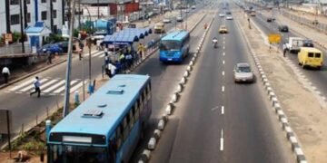 Passengers Escape De@th as BRT Bus Catches Fire in Lagos