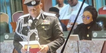 JUST IN: Tinubu Swears in Tunji Disu as 23rd IGP