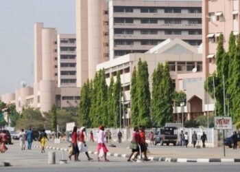 JUST IN: Fire Razes Part of Federal Secretariat