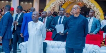 Peter Obi, Governors Diri, Eno Storm Abia As Alex Otti Organizes State Burial for Uma Ukpai