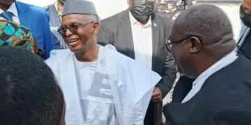 El-Rufai Arrives Court in Kaduna as Trial Resumes