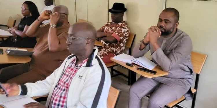 *Gov Okpebholo sitting in the classroom in 2022