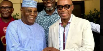 Atiku Meets Amaechi after ADC Presidential Primary