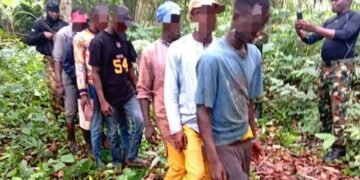 Edo: Troops of 4 Brigade Bust Kidnappers’ Hideouts in Owan, Esan Councils, Arrest 12 Suspects