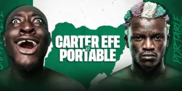 ‘They Cheated,’ Portable Claims after Losing Boxing Fight to Carter Efe