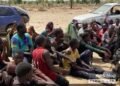 *The kidnapped victims and the troops that rescued them.