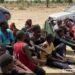 *The kidnapped victims and the troops that rescued them.
