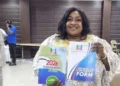 Actress Foluke Daramola Picks APC Nomination Forms for House of Reps