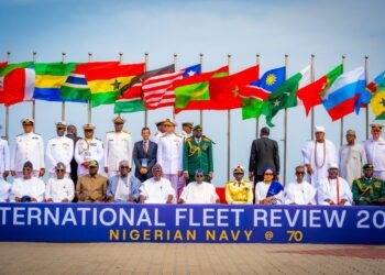 Tinubu Inaugurates 3 Naval Vessels, Hails Nigerian Navy at 70