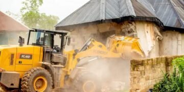 Edo Govt Demolishes Building Allegedly Used by Suspected Kidnappers in Benin