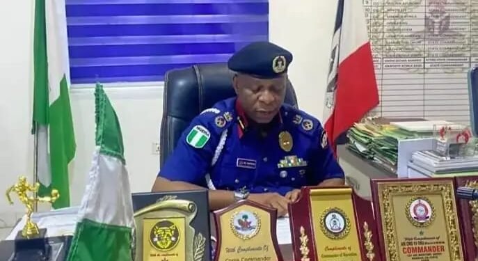 *Mr Saidi Akintayo, Edo Commandant of the NSCDC.