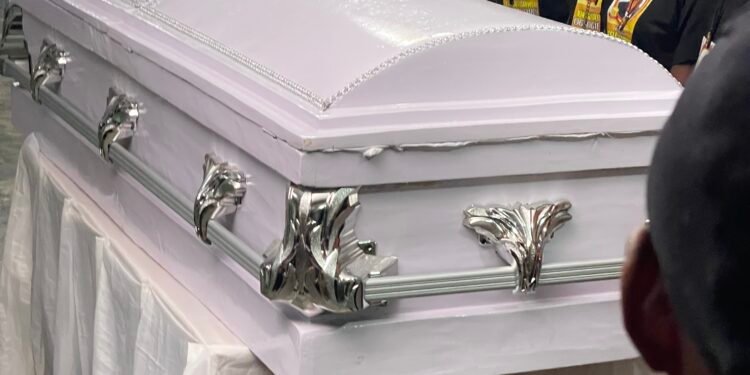 *Lying-in-state of Mr Kingsley Ogbodu