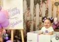 Toke Makinwa Unveils Daughter Yakira’s Face on First Birthday