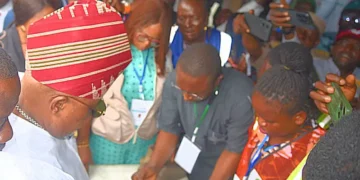 Gov Adeleke Casts Vote in Ede
