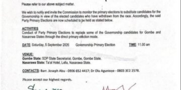 2027: SDP to Hold Fresh Governorship Primaries in Nasarawa, Gombe